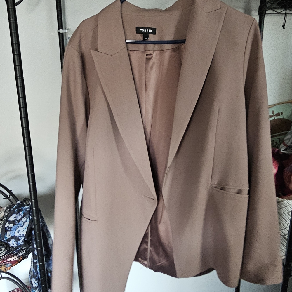 Torrid Taupe Pantsuit - Picture 2 of 6